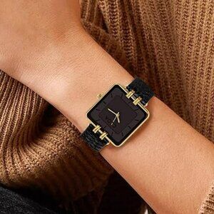NEW! Women Elegant Classic Casual Fashion Square Ladies Watch Leather Strap